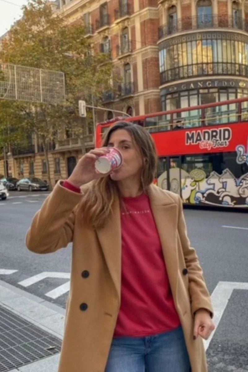 Crewneck Elle Sweatshirt – Strawberry - MIMHI MAISON