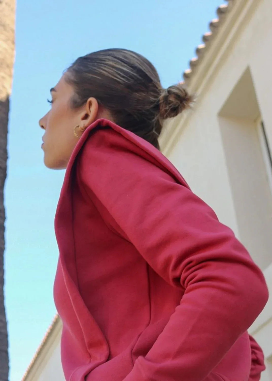 Padded Shoulder Lauper Sweatshirt – Strawberry