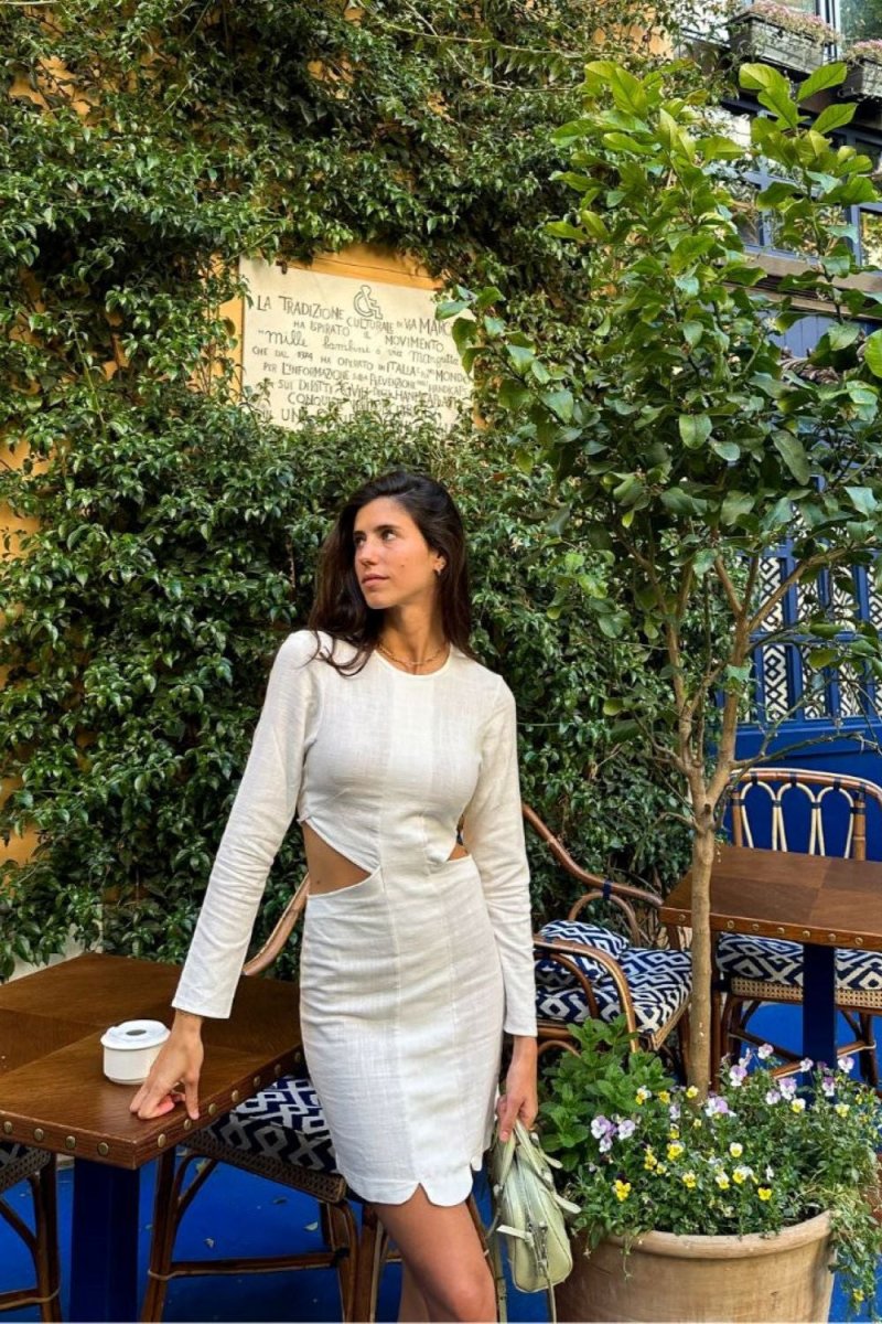 Mia Dress - White - MIMHI MAISON