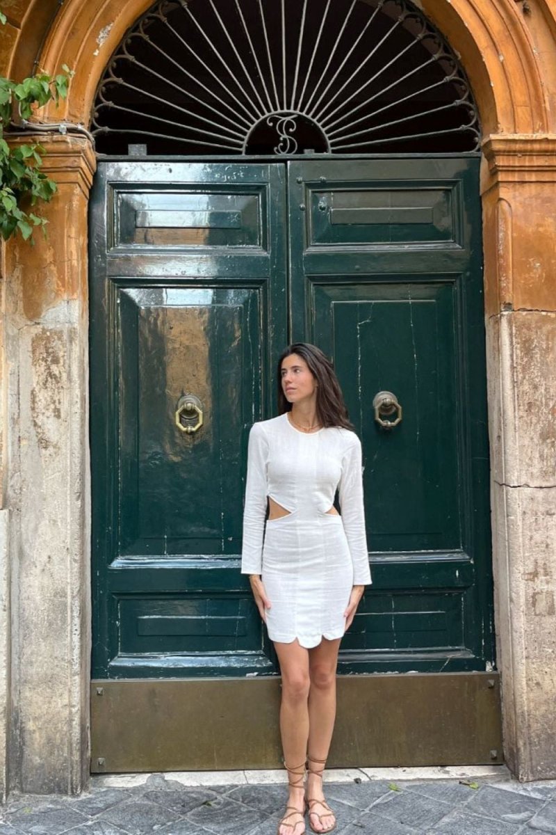 Mia Dress - White - MIMHI MAISON