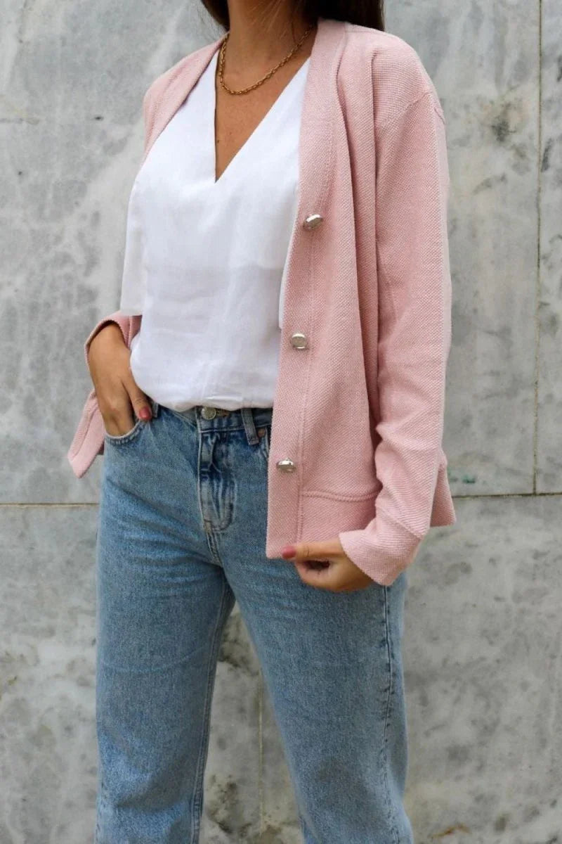 Rosie Cardigan - Pink - MIMHI MAISON
