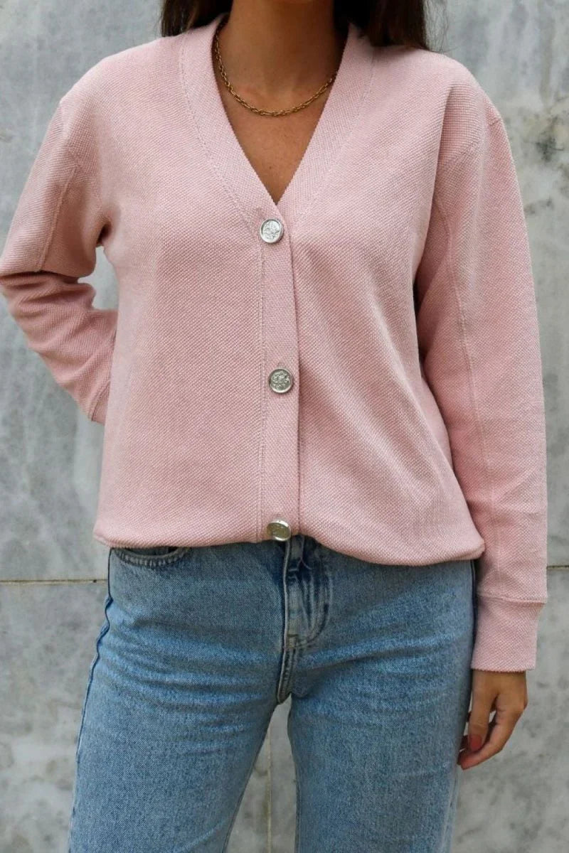 Rosie Cardigan - Pink - MIMHI MAISON