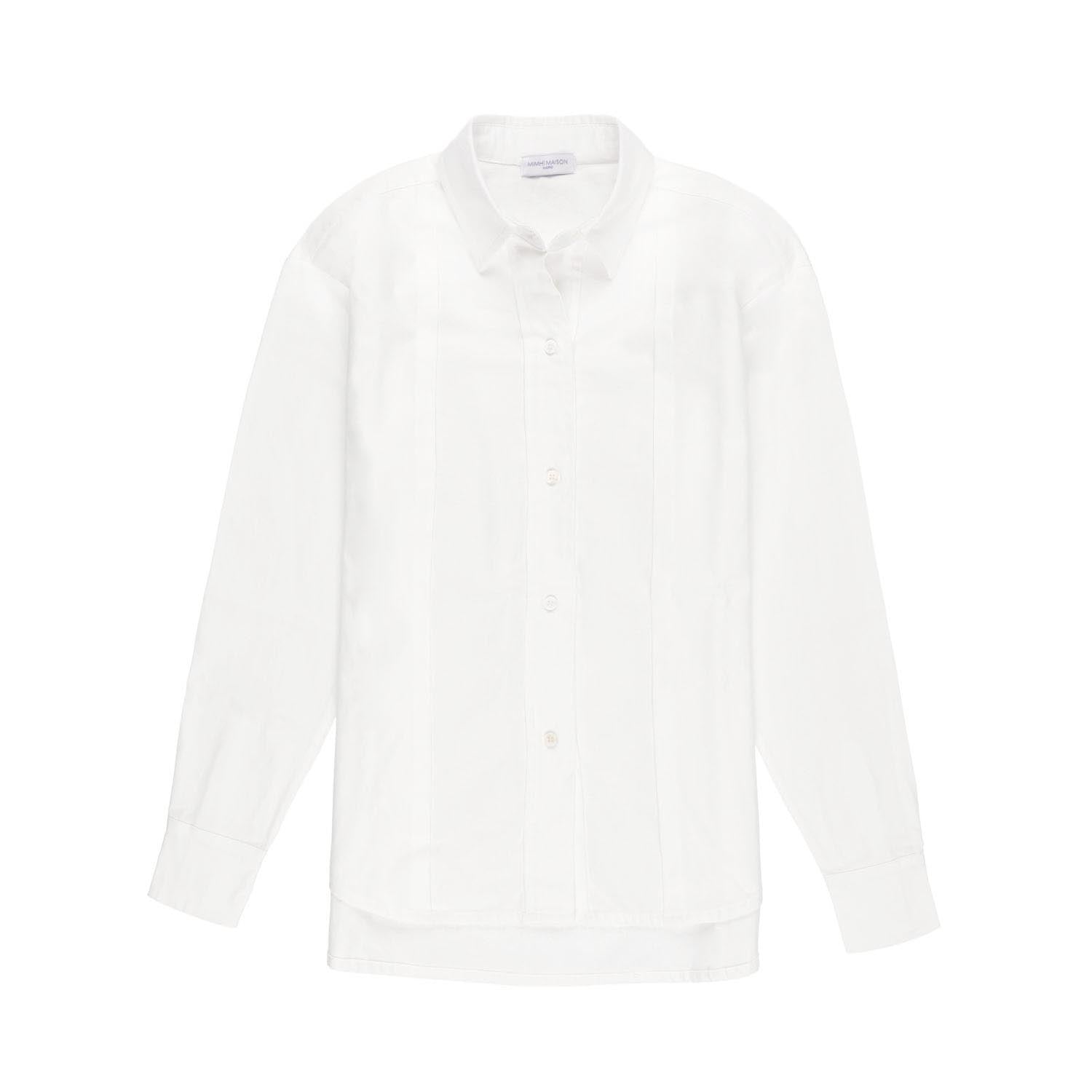 Camisa Leah tipo Oxford con tapetas en la parte de delante.