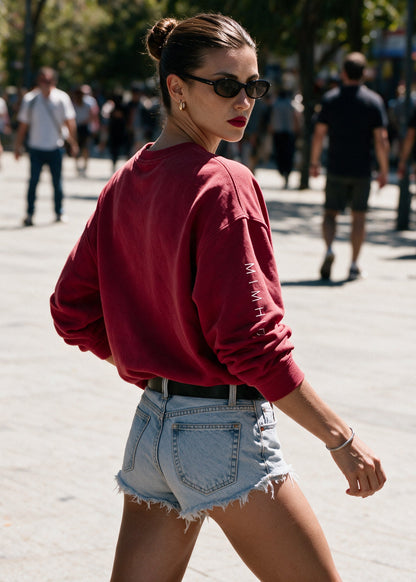 Crewneck Elle Sweatshirt – Strawberry