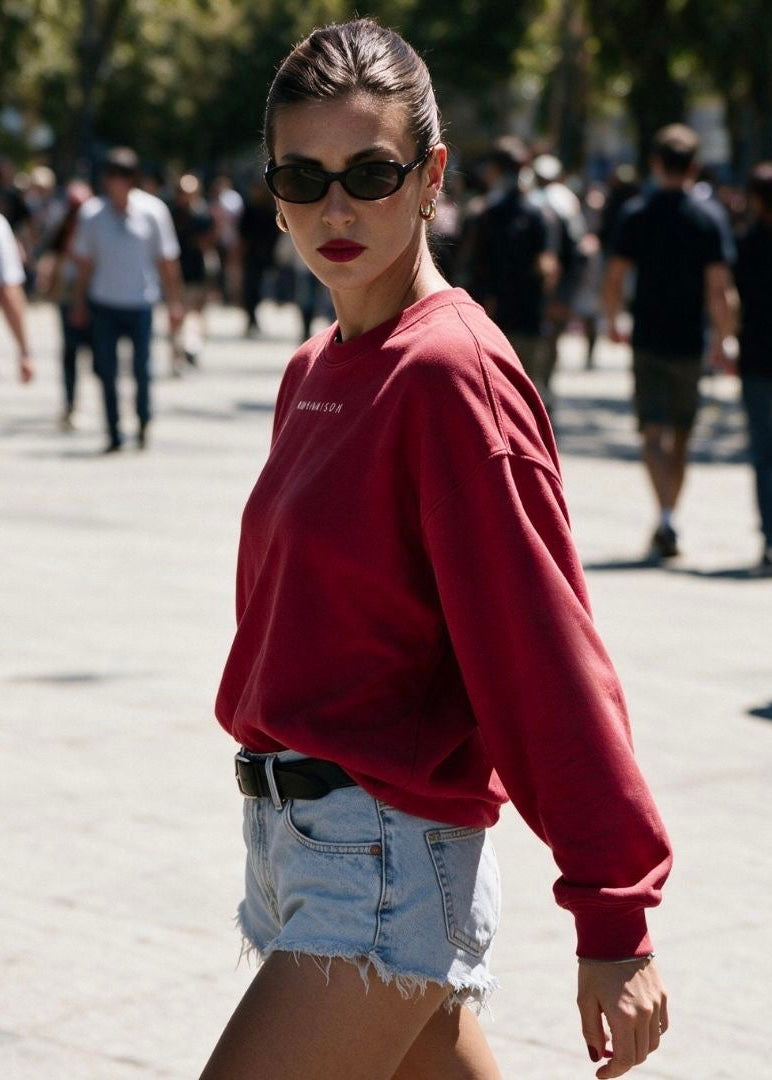 Crewneck Elle Sweatshirt – Strawberry
