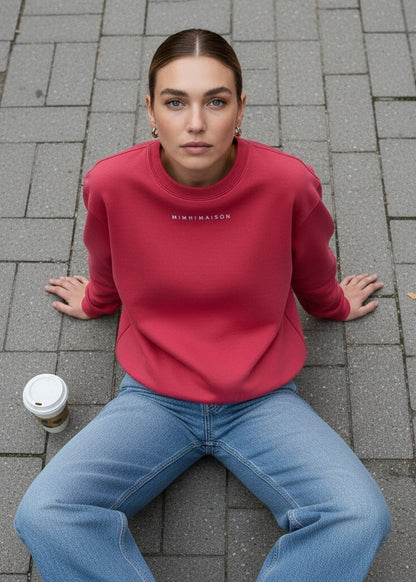 Crewneck Elle Sweatshirt – Strawberry