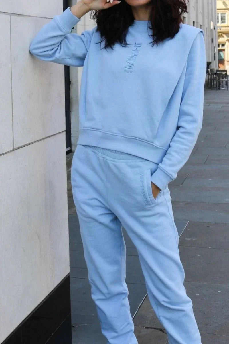 Lauper Jogger Pants – Light Blue - MIMHI MAISON