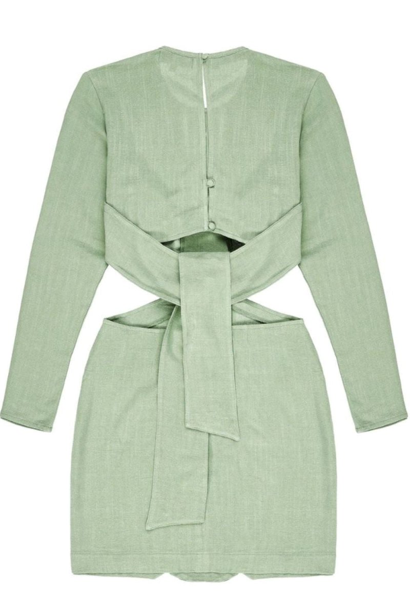 Mia Dress - Green - MIMHI MAISON