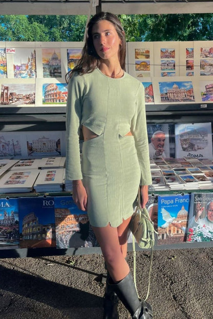 Mia Dress - Green - MIMHI MAISON