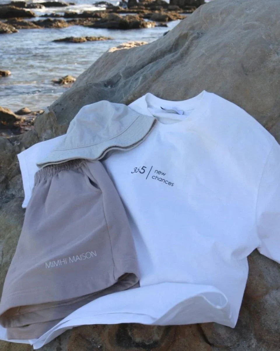 Organic Cotton Shorts - Nude - MIMHI MAISON