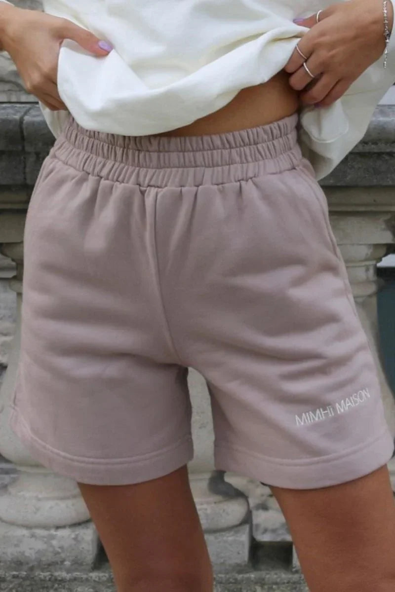 Organic Cotton Shorts - Nude - MIMHI MAISON