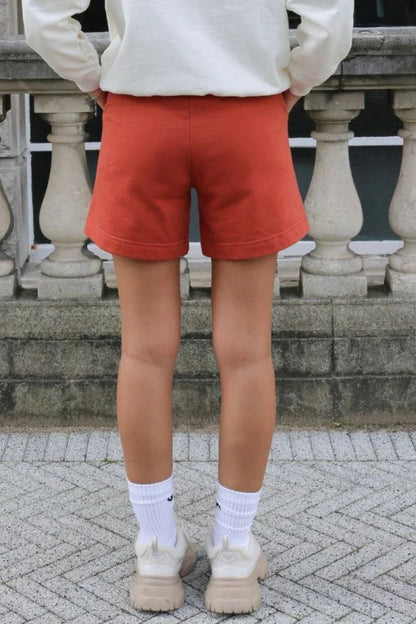 Organic Cotton Shorts - Terracotta - MIMHI MAISON
