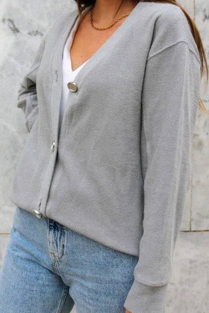 Rosie Cardigan - Grey - MIMHI MAISON