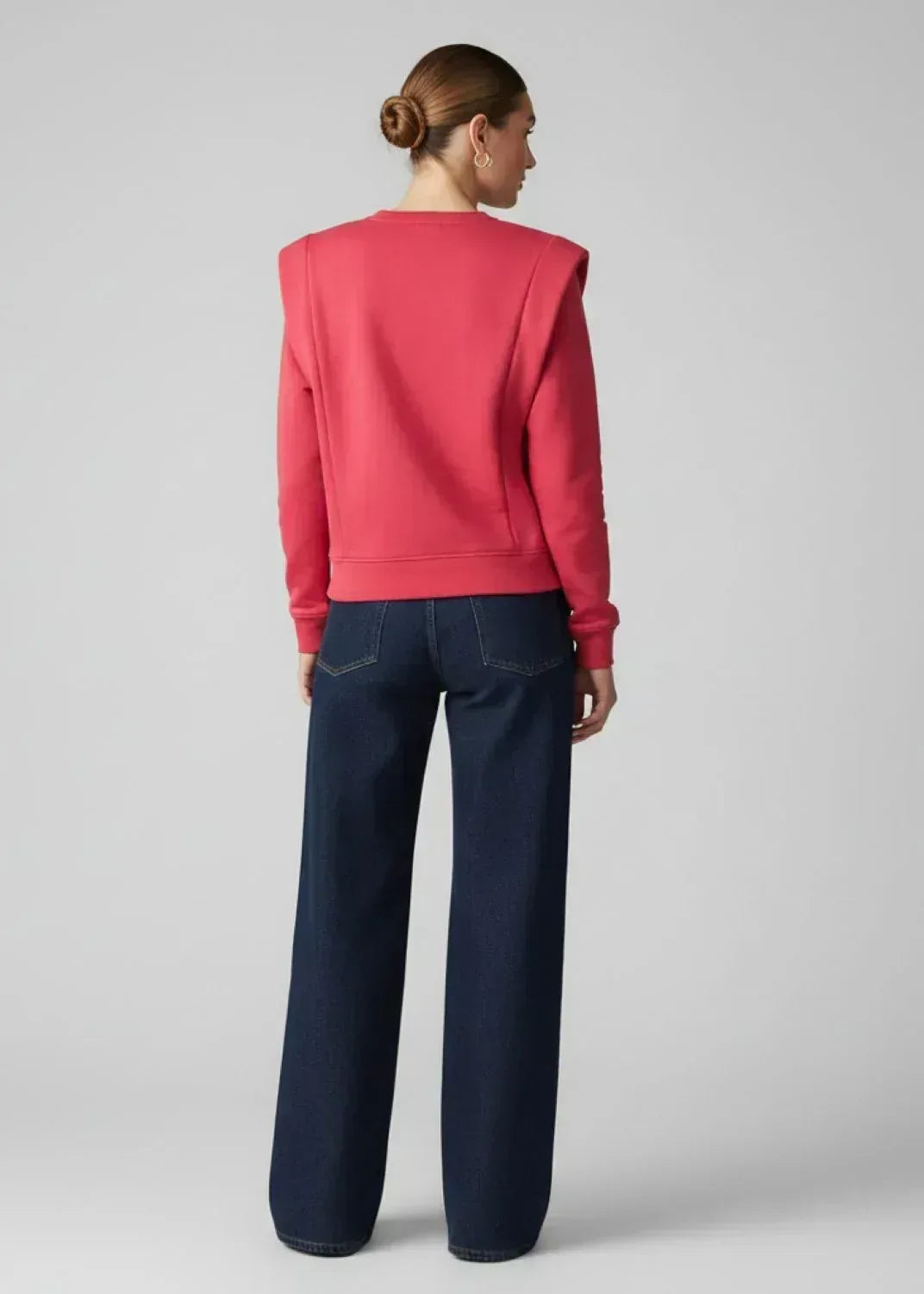 Padded Shoulder Lauper Sweatshirt – Strawberry